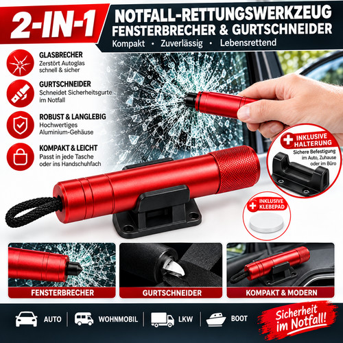 Safe auto notfallhammer mit - safe, x